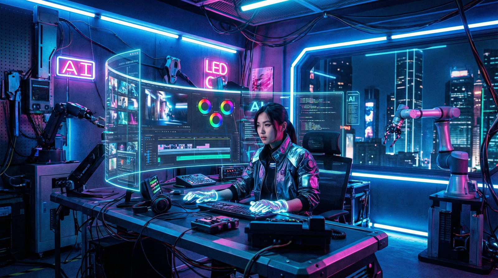 高清无码AI视频工作室